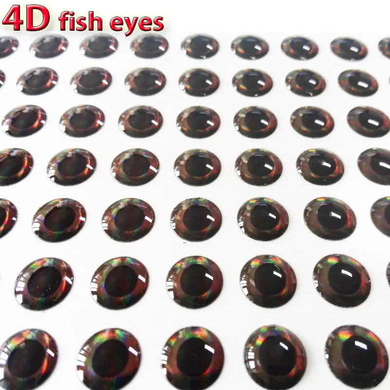 2022 New Arrivals 4D fish eyes fishing lure eyes 4kinds type color special effects in eyes 500pcs/lot very realistic its pretty!