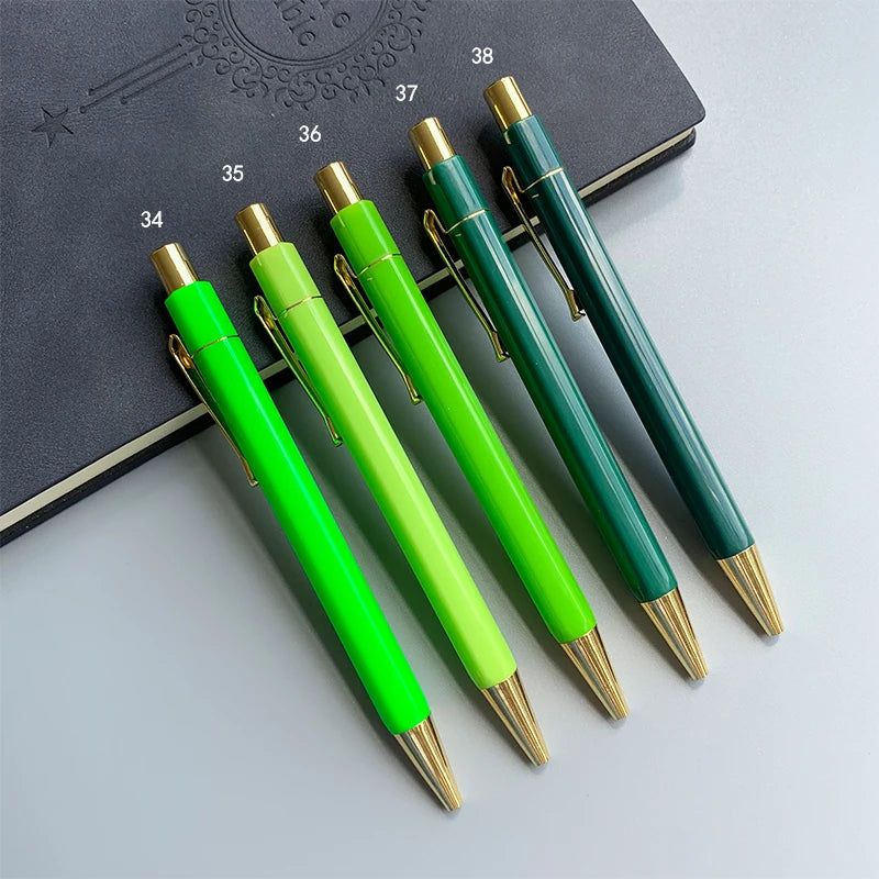 High Quality Gold Hexagon Metal Pen Clip, Gifts Pen With Logo
