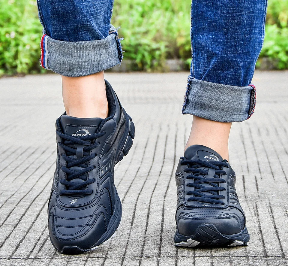 BONA Men Casual Shoes Brand Men Shoes Men Sneakers Flats Comfortable Breathable Microfiber Outdoor Leisure Footwear Trendy Style