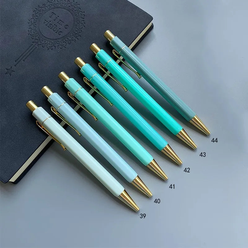 High Quality Gold Hexagon Metal Pen Clip, Gifts Pen With Logo