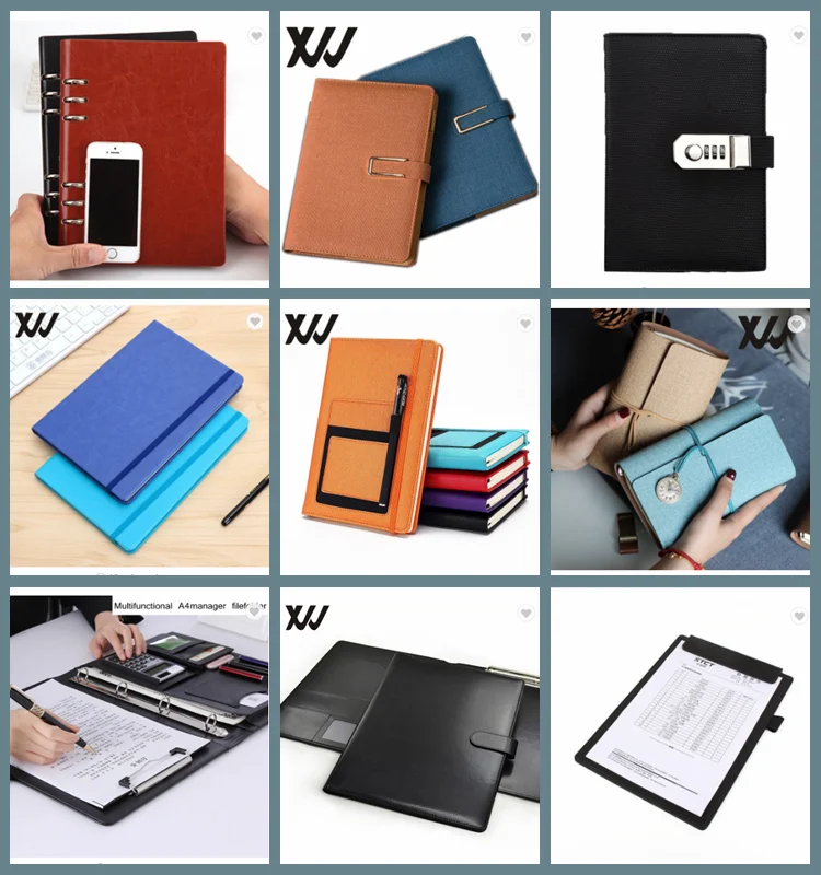 XIWAN Executive A5 Durable Thermal PU Leather Composition Organizer Planner Notebook Calculator Loose-leaf Ring Binder Zip