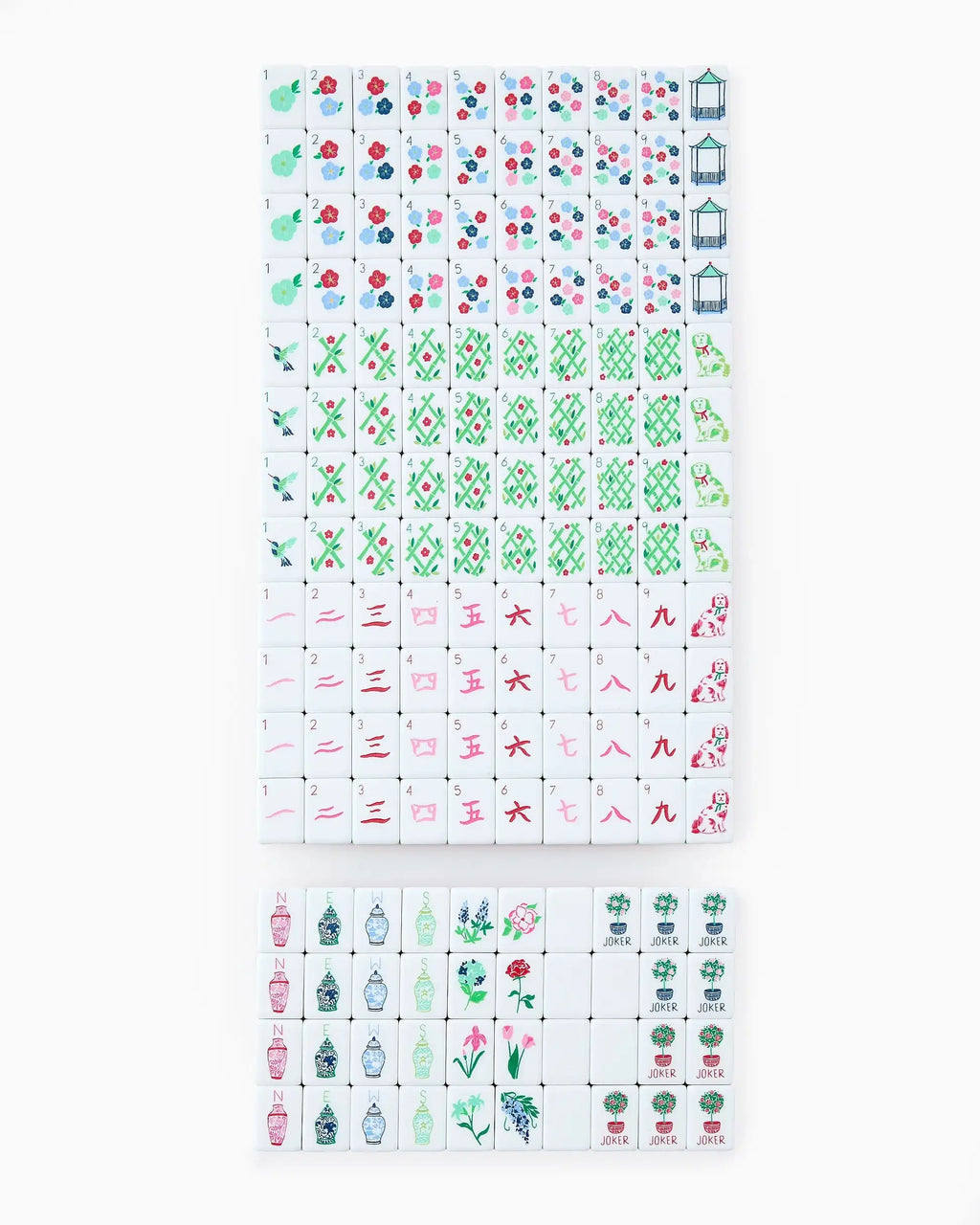 In Stock Beach Supplies New Mini Travel 4 Layer Engraved Acrylic Luxury 160 Red Set America Mahjong Tiles