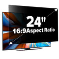 24-Inch 16:9 Computer Privacy Screen Protector Removable Anti-Glare Blue Light Filter Eye Protection Shield