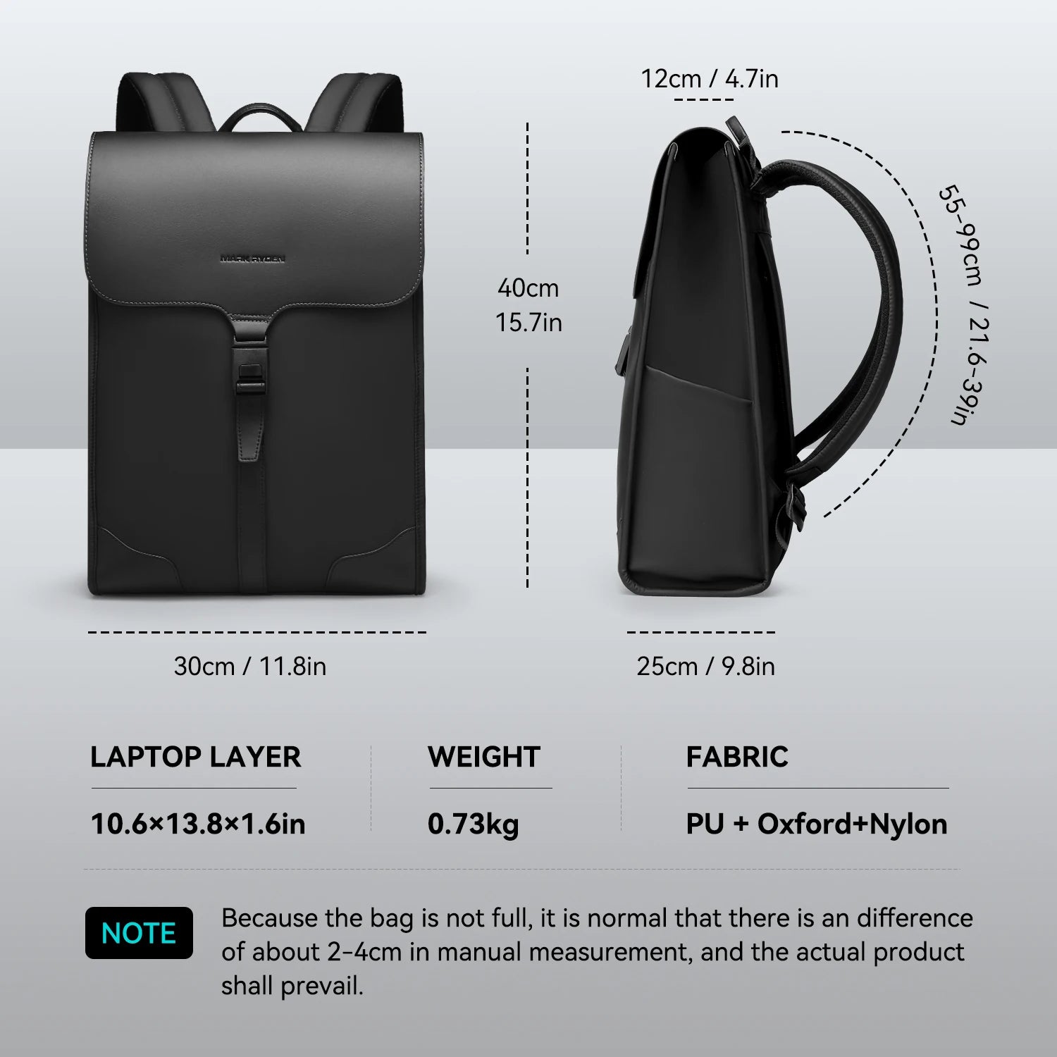 Mark Ryden Shoulder Bags for Men and Women College Students Waterproof Large Capacity Simple Computer Backpack Travel MR1611