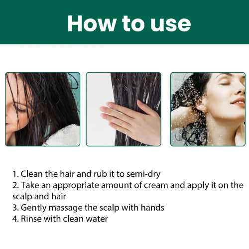 Jaysuing Ginger Dense Essential Oil Cream Prevent Loss Repair Hair Roots Improve Dry Frizz  Nourish And