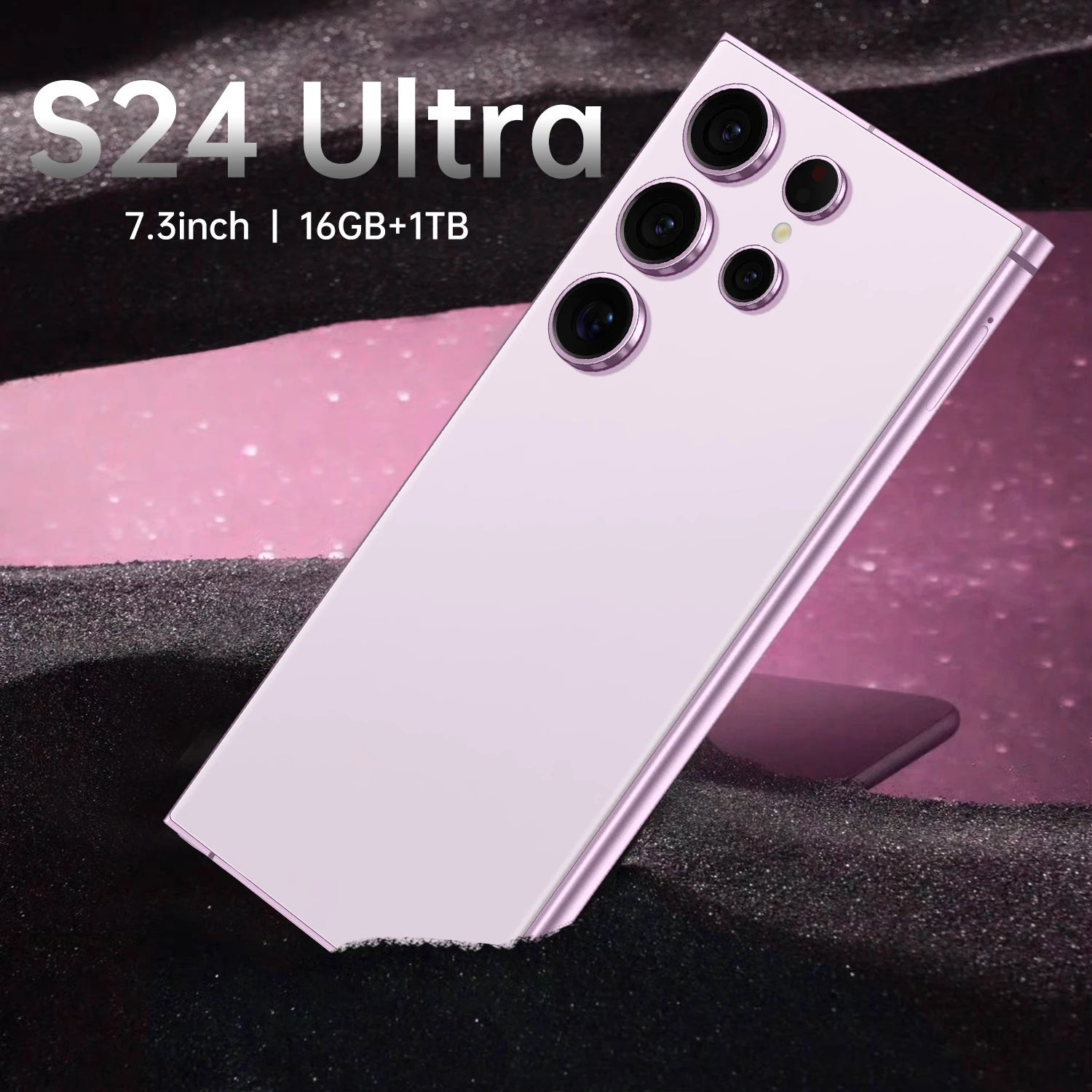 2024 New Style S24 Ultra Phone Original 7.3 Inch HD Screen 4G 5G Smartphones Face Unlocked 8000mAh for Brand New S24 ultra