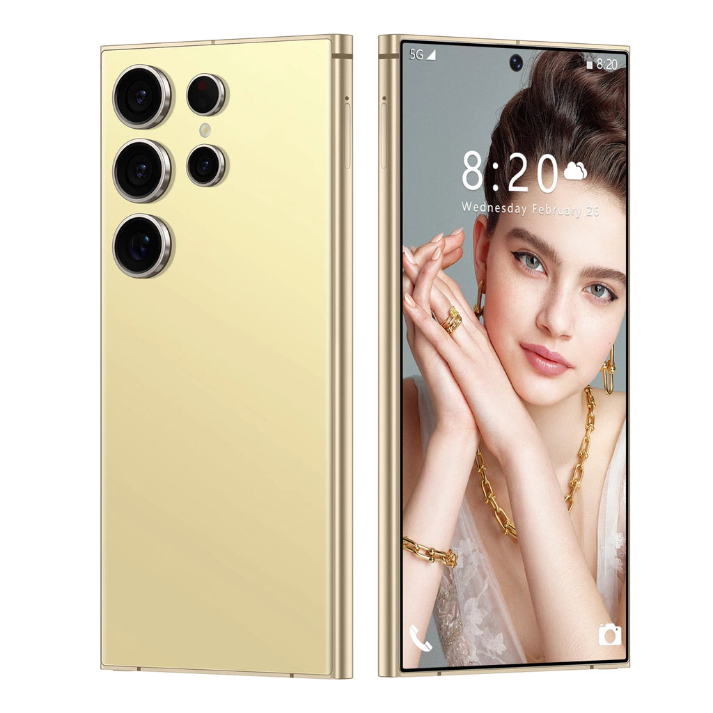 2025 S24 ULTRA 5G Smartphone Unlocked Android with Global Version 16GB+1TB Dual Sim 108MP French Big Screen 5G Mobile Phone
