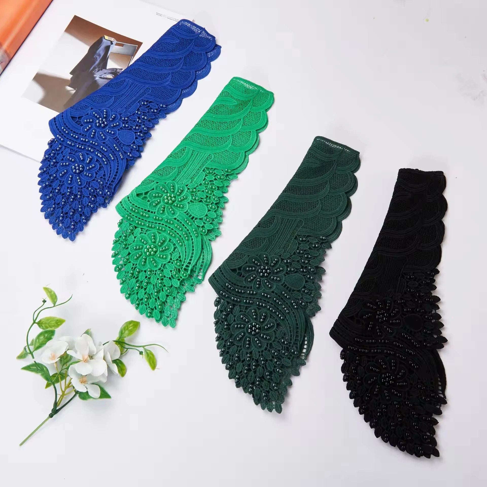 Ladies Fake Collar for Jumpers Collar De Perlas Moda Hombre Naturales Piedra Fake Collar t Shirt for Men Pastoral Clerical