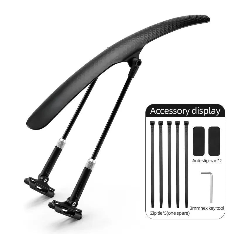 ZOYOSPORTS Road Bike Mudguard Fenders Fit for 26", 27.5", 29" Adjustable Gravel Mountain Bike Mud Guard Front Rear Fender