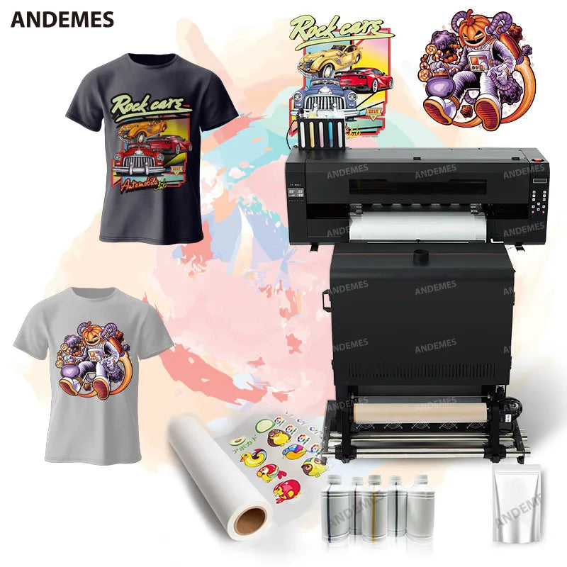 USA Warehouse   60cm Dtf Printer A1 24inch Come with Dual Head I3200 Heads Printing t Shirt