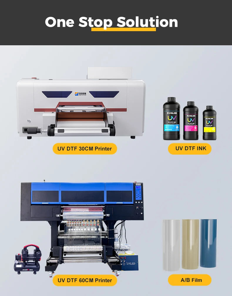 FREE Ship USA 30cm Roll UV DTF AB Film UV DTF Transfer Sticker for Mugs for UV DTF Printer