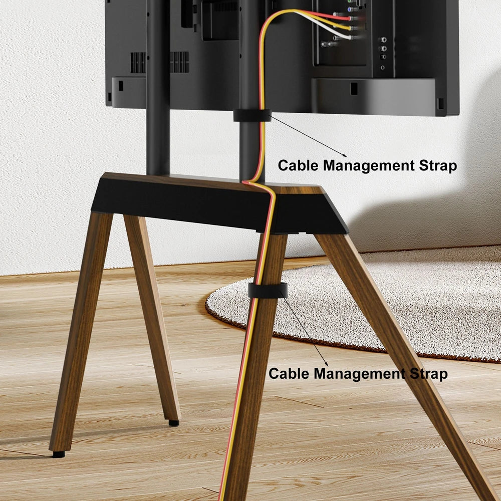 Heavy Duty Steel TV Floor Stand for 40-86 Inch Height Adjustable TV Mount