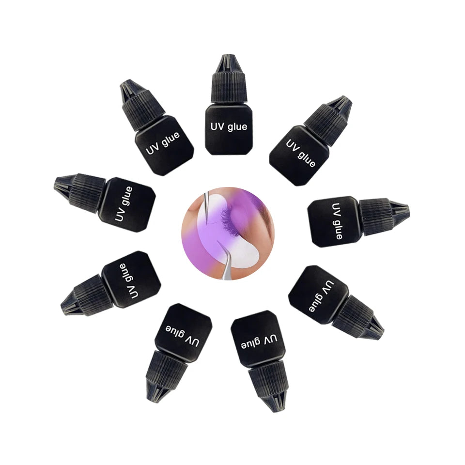 Wholesale Microwave Uv Led Eyelash Extension Glue With Private Label Led Uv Lash Extension Adhesive