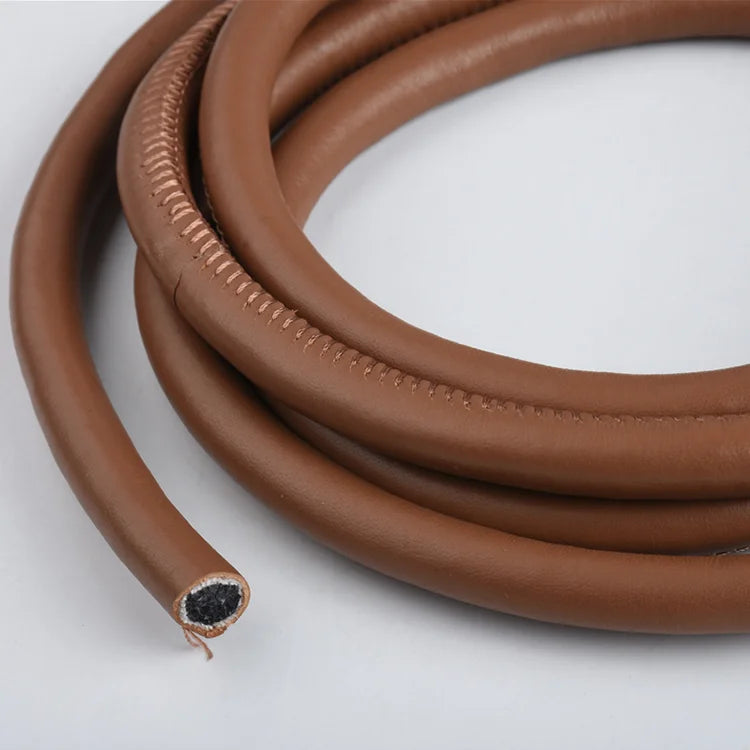 3mm-15mm Leather Round Rope Suede Microfiber Leather Core Leather Rope for Handbag Handle Hoodie Rope Shoelace
