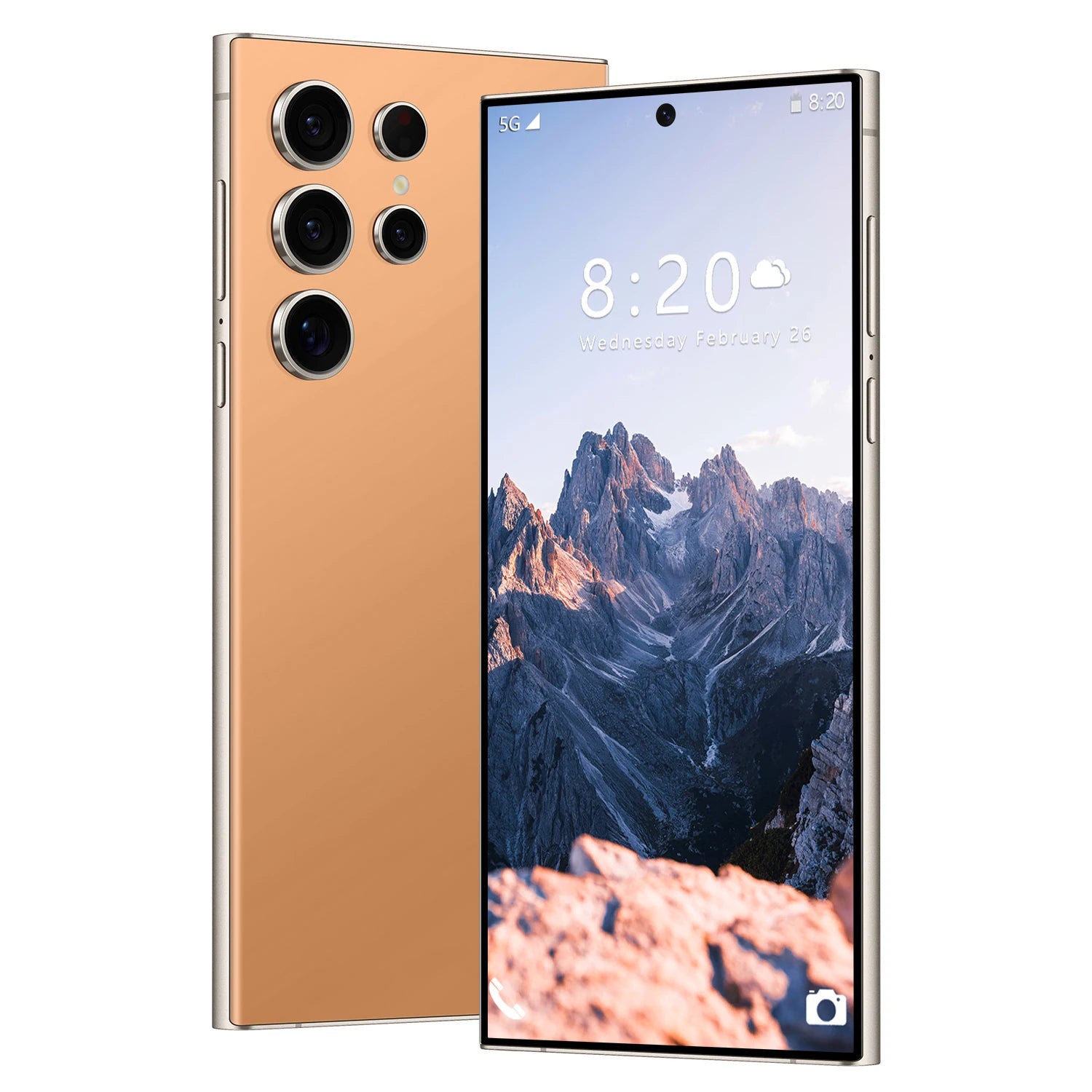 S24 108MP Triple Cam 8000mAh 5G Smartphone Quick Charge 65W HD Screen for Travel Photography French Spanish English