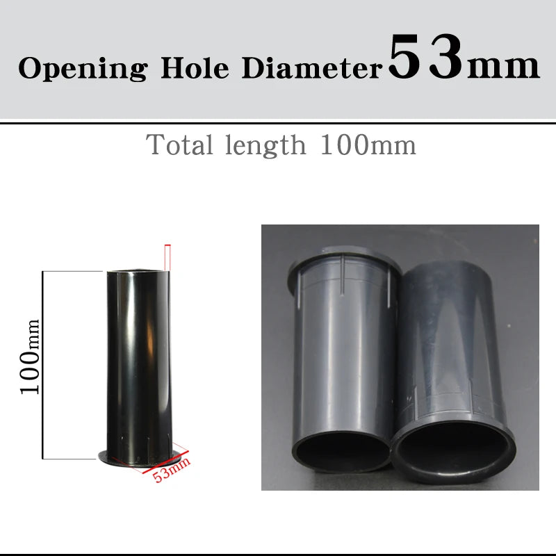 HIFIDIY LIVE Speaker Guide Tube 2 3 4 5 6.5 8 inch BASS Subwoofer Loudspeaker Inverted Tube Port Auxiliary ABS open Hole 18~60mm