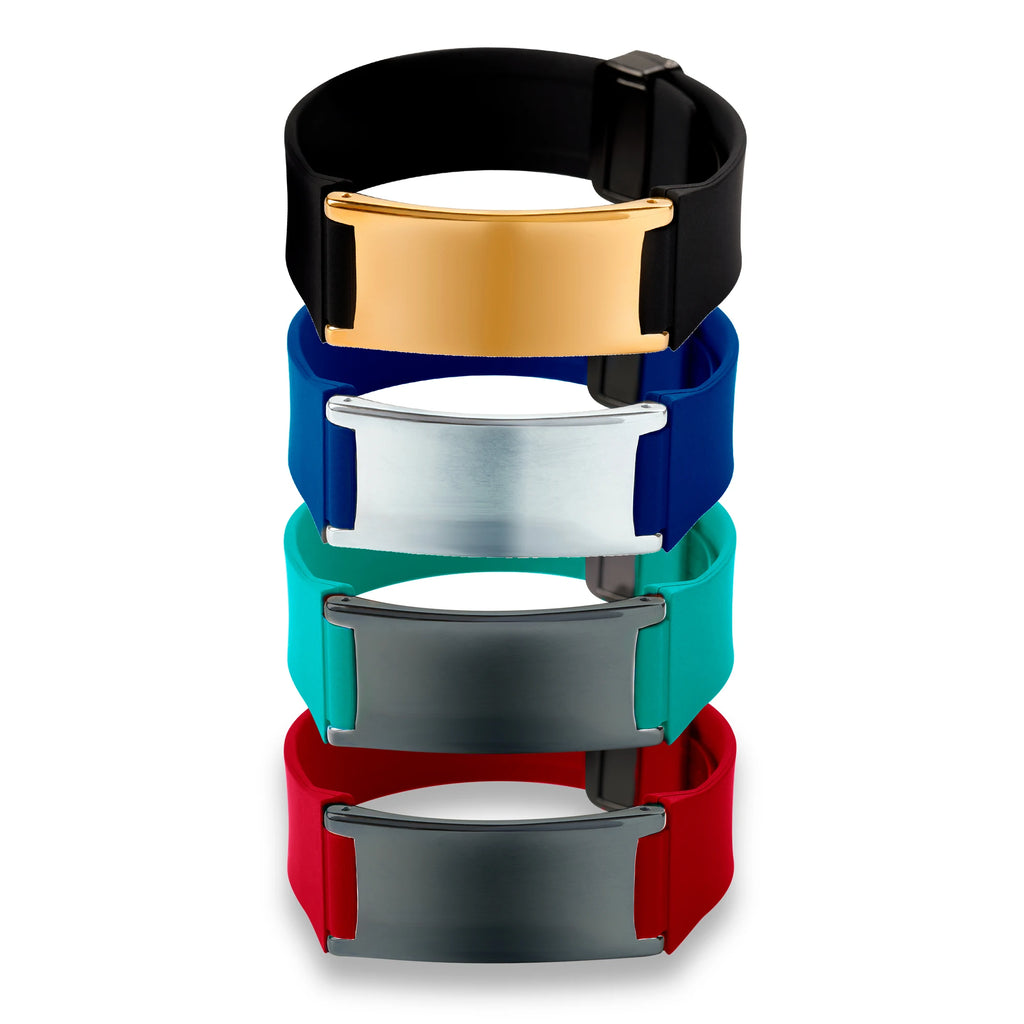 Factory Direct Supply Anti-static Negative Ion Silicone Bracelet Negative Ion Energy Custom Wristband DIY LOGO Watch Strap