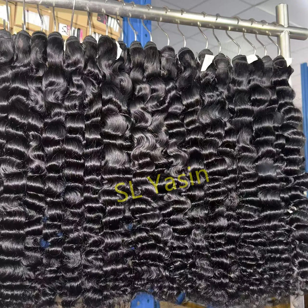 Wholesale Raw Burmese Curly Human Hair Cambodian Natural Wave Hair Bundle Cuticle Aligned Wavy Curly Hair Bundles
