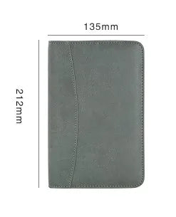 XIWAN Executive A5 Durable Thermal PU Leather Composition Organizer Planner Notebook Calculator Loose-leaf Ring Binder Zip