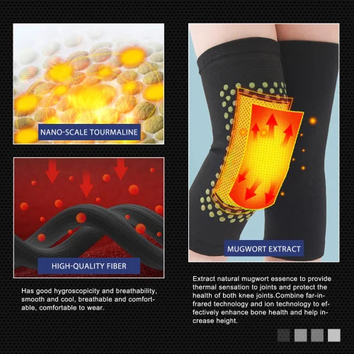 HouKea Wormwood Pads  Massage To Promote Outdoor Sports Joint Warm Breathable Knee Brace