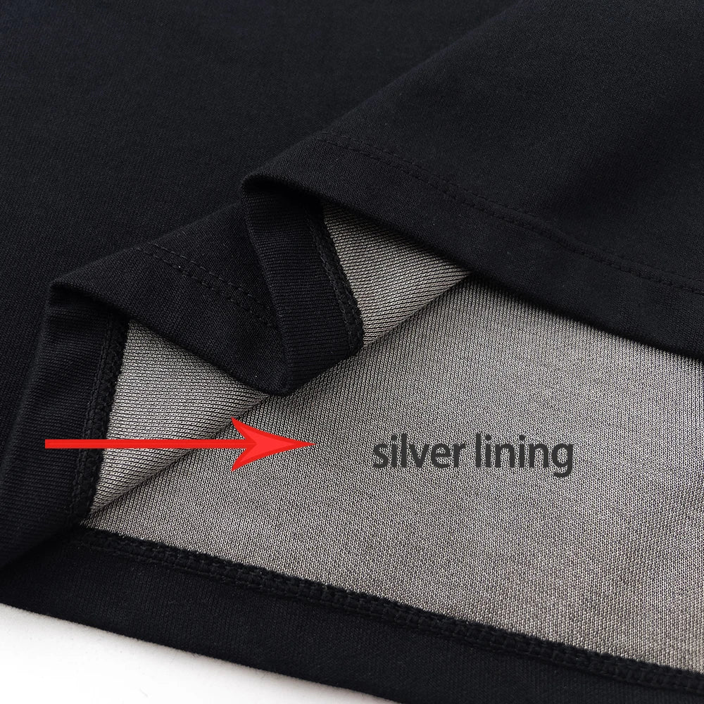 5G Radiation Protection  Silver Cotton EMF Shielding RFID Blocking Tank Top