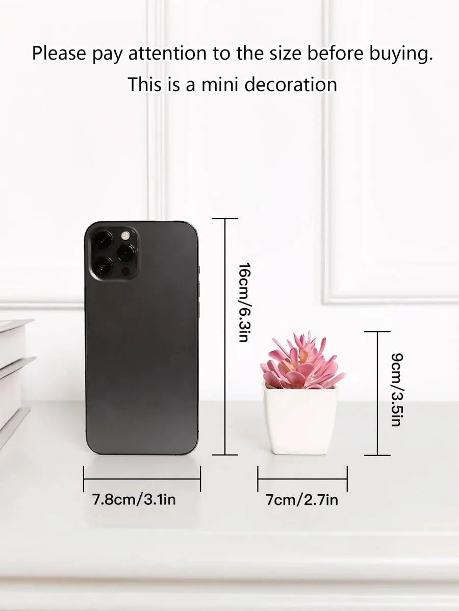 5pcs Artificial Mini Succulent Potted Plants Decor Home Decor for Living Room Bedroom Bathroom Valentine's Day Wedding