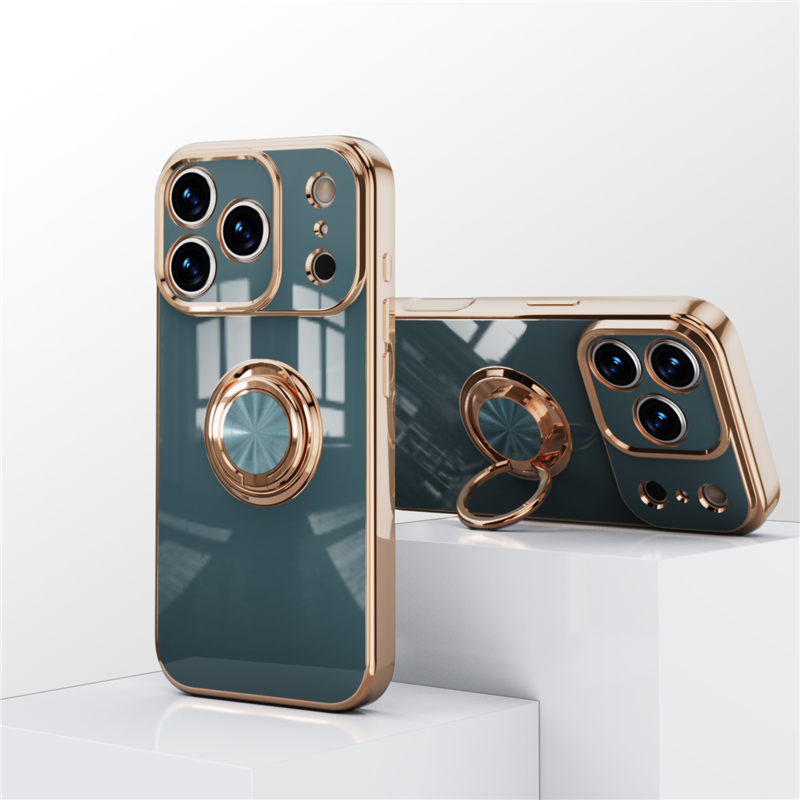 Removable Magnetic Mount Luxury TPU Electroplated Case For S24 Ultra KAOU Holster Included Laser Engraved Commercial