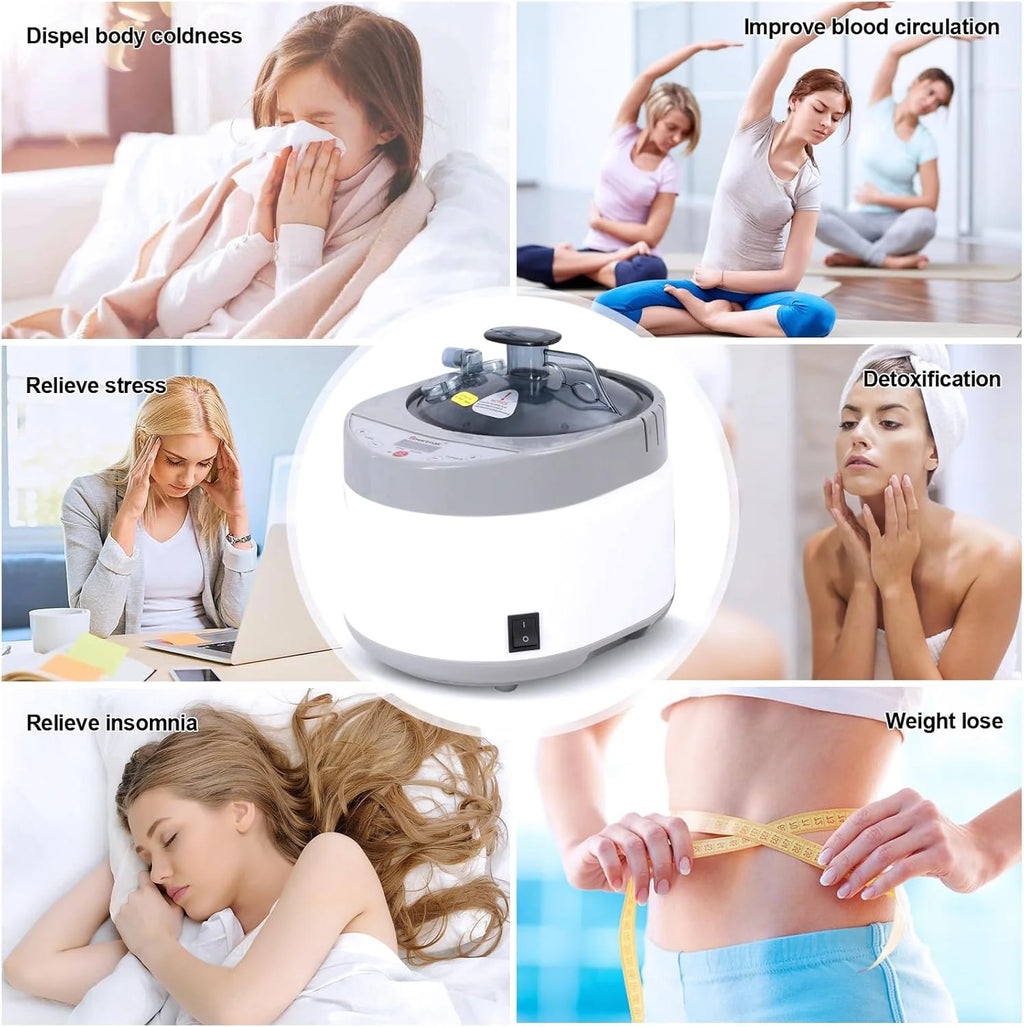 Smartmak Sauna Generator Home Steamer 4L Steam Generator for Sauna Accessories