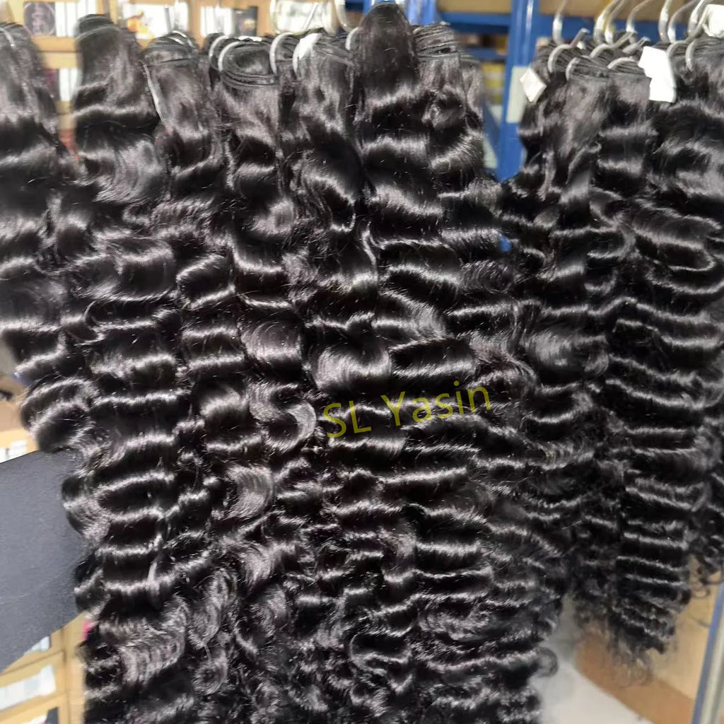 Wholesale Raw Burmese Curly Human Hair Cambodian Natural Wave Hair Bundle Cuticle Aligned Wavy Curly Hair Bundles