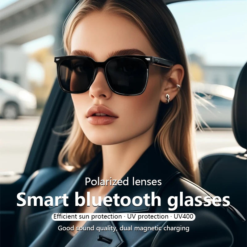 GS01 Music Smart Sunglasses BT Earphone 110mAh UV Protection Polarized Lenses Efficient Sun Protection Smart Wearable Headset