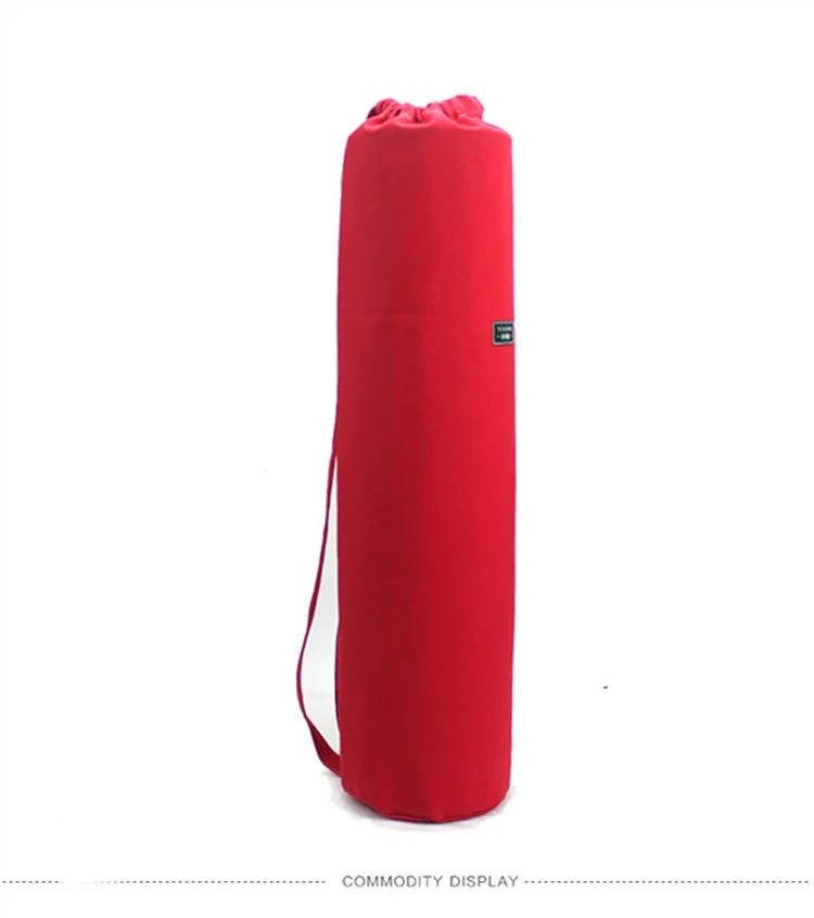 Canvas Yoga Mat Bag for Yoga Mat Carry Bag Gym Mat Backpack Lengthen Yoga Bags Multifunction Storage Bag for Fitness Mat