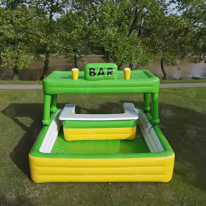 Inflatable Pool Bar New Design Floating Water Inflatable Pool Bar Tent Event Bar Home Inflatable Pool for Adults