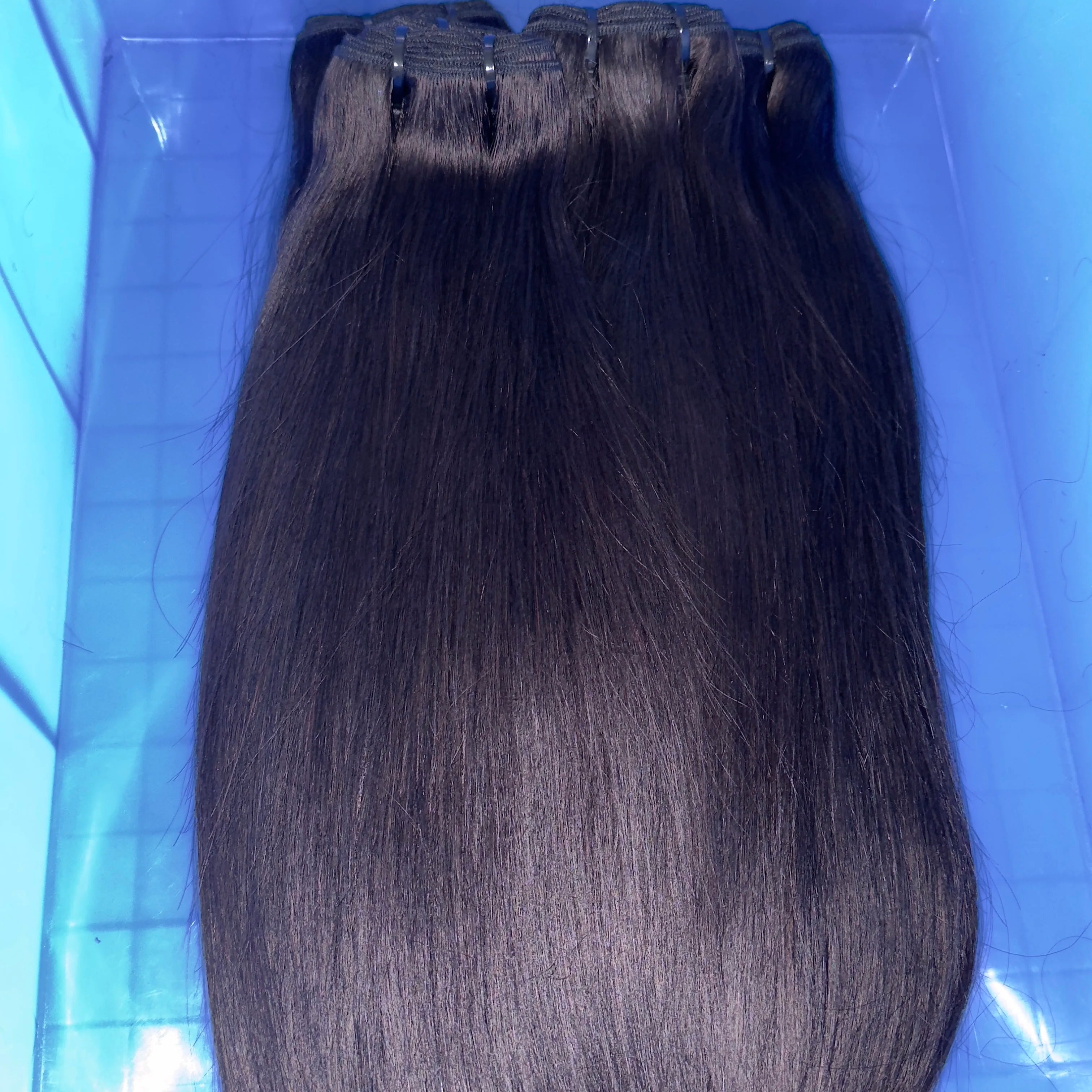 2025 Cuticle Aligned Raw Mink Hair Straight Human Hair Bundles with Closure Human Hair Extension Vendors