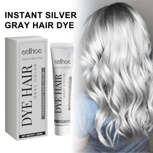 EELHOE Gray Balm Natural Long Lasting  No Damage Color Easy To Clean Damp Hair