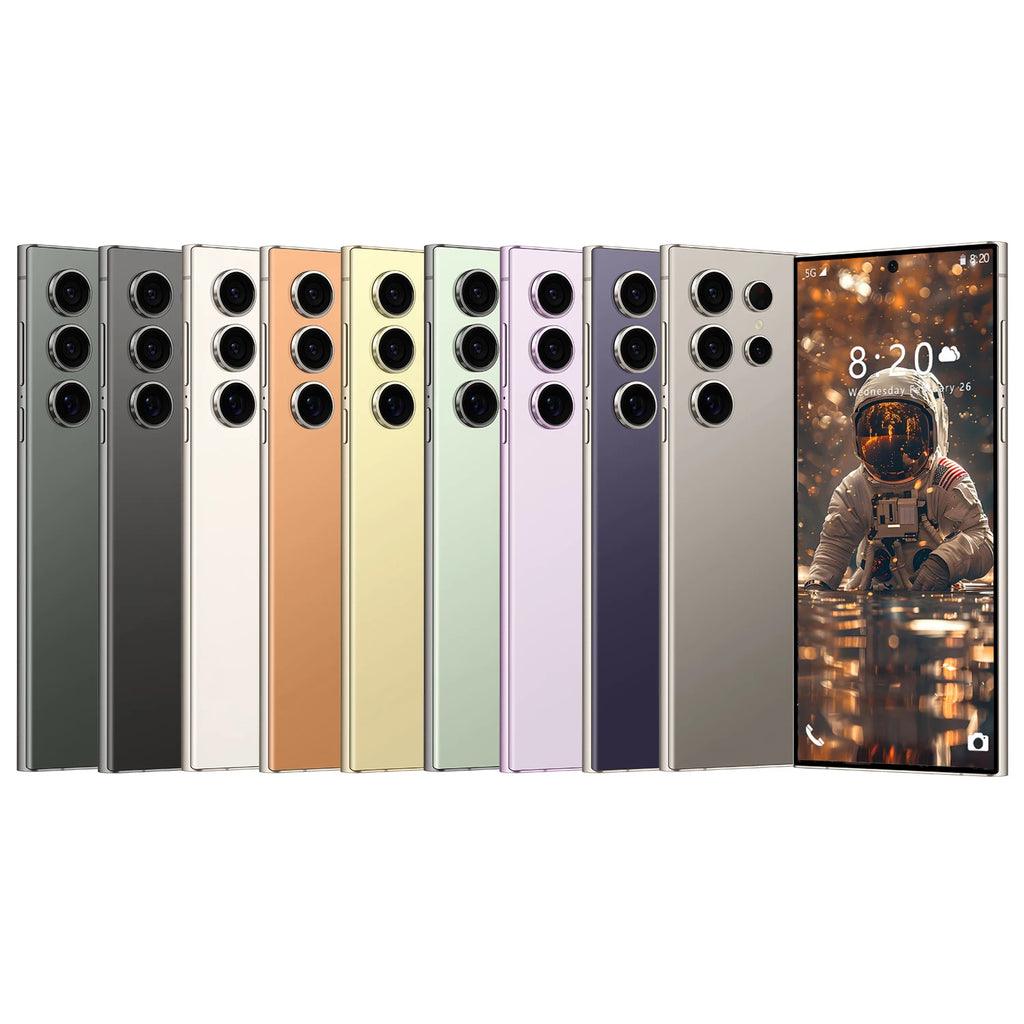S24 108MP Triple Cam 8000mAh 5G Smartphone Quick Charge 65W HD Screen for Travel Photography French Spanish English