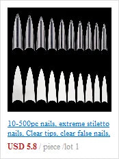 XXL Long Straight Square Shape Tips for Acrylic False Nail with Box Extra Long XL C Curve Tips Half Cover Nail Tip Manicure Tool