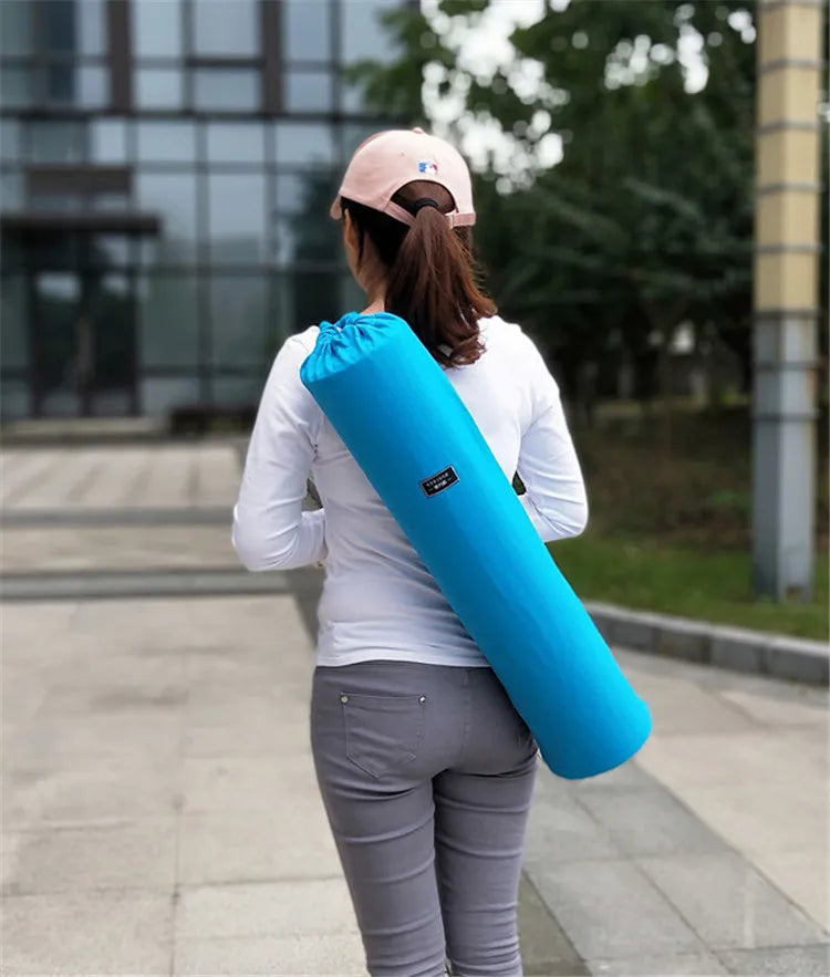 Canvas Yoga Mat Bag for Yoga Mat Carry Bag Gym Mat Backpack Lengthen Yoga Bags Multifunction Storage Bag for Fitness Mat