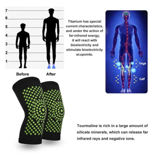 HouKea Wormwood Pads  Massage To Promote Outdoor Sports Joint Warm Breathable Knee Brace