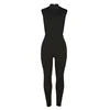 2023 Spring New Women's Sleeveless Lace Hollowed Out Slim High Waist Sports Jumpsuit Gym Jumpsuit