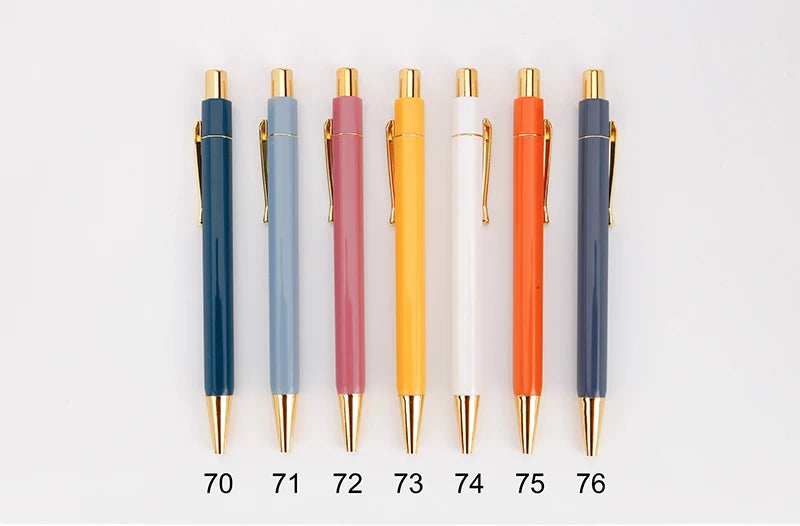 High Quality Gold Hexagon Metal Pen Clip, Gifts Pen With Logo
