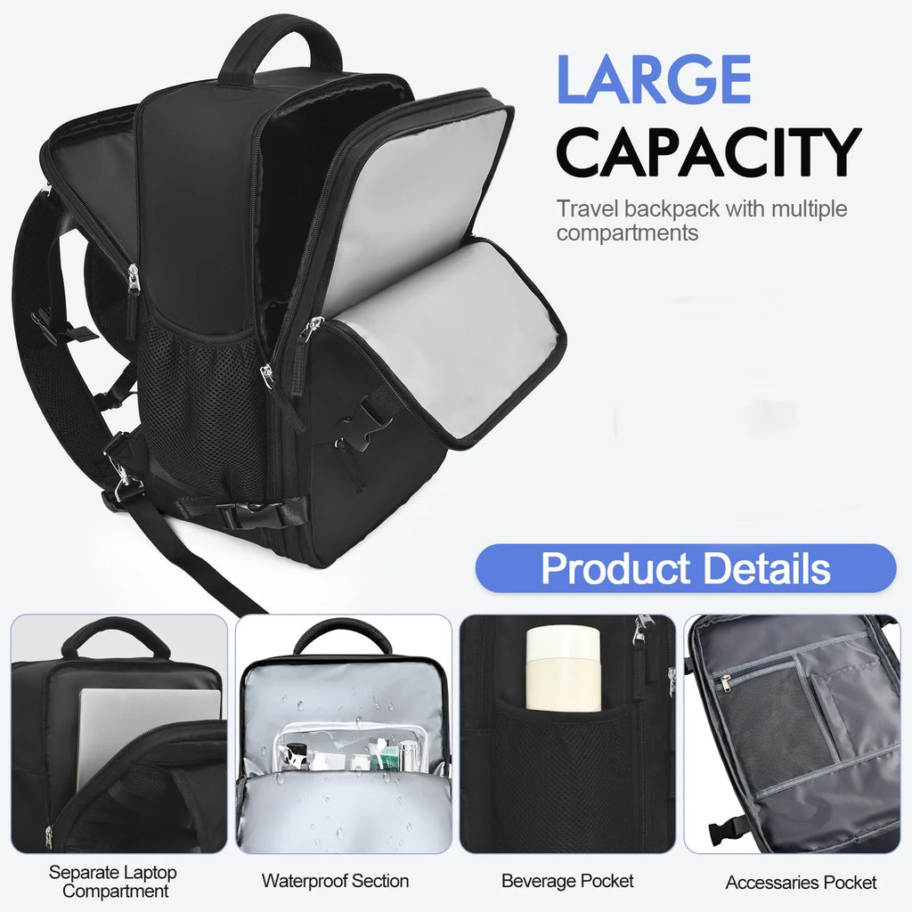 New Women's Extra Large Capacity Travel Backpack Multifunctional Computer Backpack Student Casual Backpack School Bag