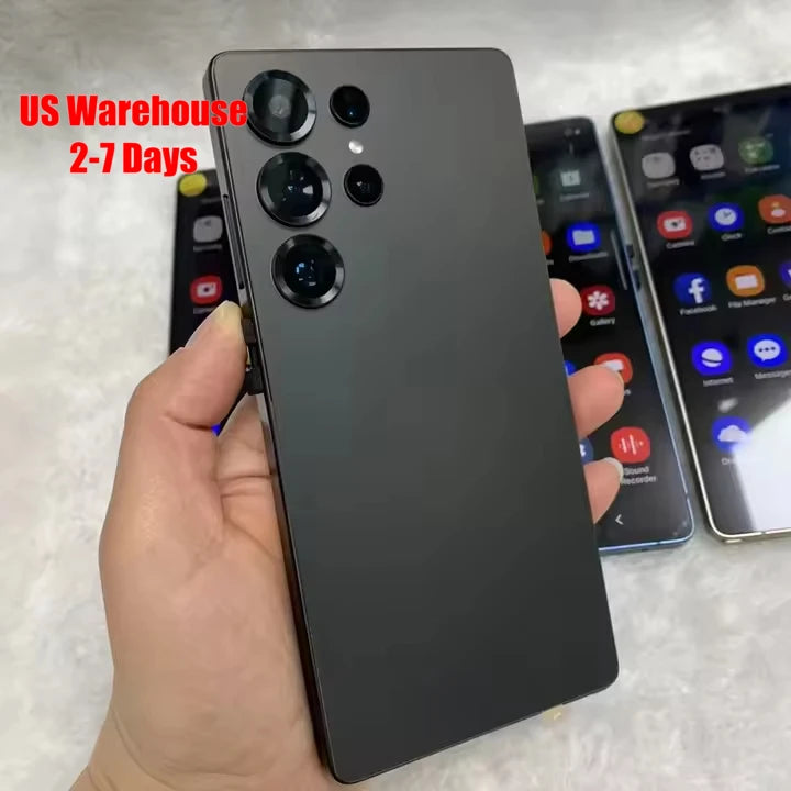 US Warehouse Original S25 Ultra 16GB+1TB 5G Android Smartphone Dual SIM 4K 2K Screen Resolutions 108MP for French Spanish Gaming