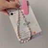 Luxury Galaxy Star Beaded Phone Lanyard Sparkling Glitter Strap Chain for iPhone 16 Pro Max Fashionable Handbag Accessory Charm