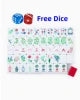 In Stock Beach Supplies New Mini Travel 4 Layer Engraved Acrylic Luxury 160 Red Set America Mahjong Tiles