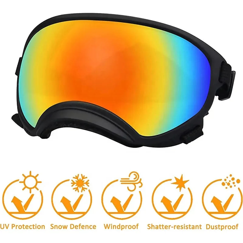 Wholesale 3 Sizes Dog Sunglasses Pet Eyes Protection Goggles with Adjustable Strap UV Protection Dog Goggles