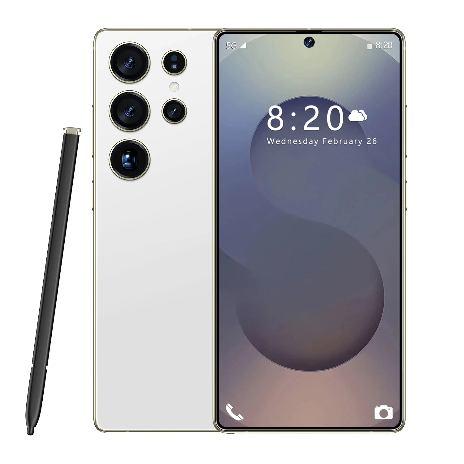 2025 Brand New Hot S25 Ultra Original 16G 1T Global Version S26 Smartphone OctaCore CPU Dual Sim Card 108MP CDMA Gaming Phone