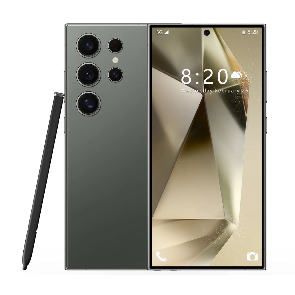 Hot Selling S24 ULTRA 7.3 Inch Full Display Original 16GB+1TB 48MP+108MP Android 14 Mobile Smartphone in French and Spanish
