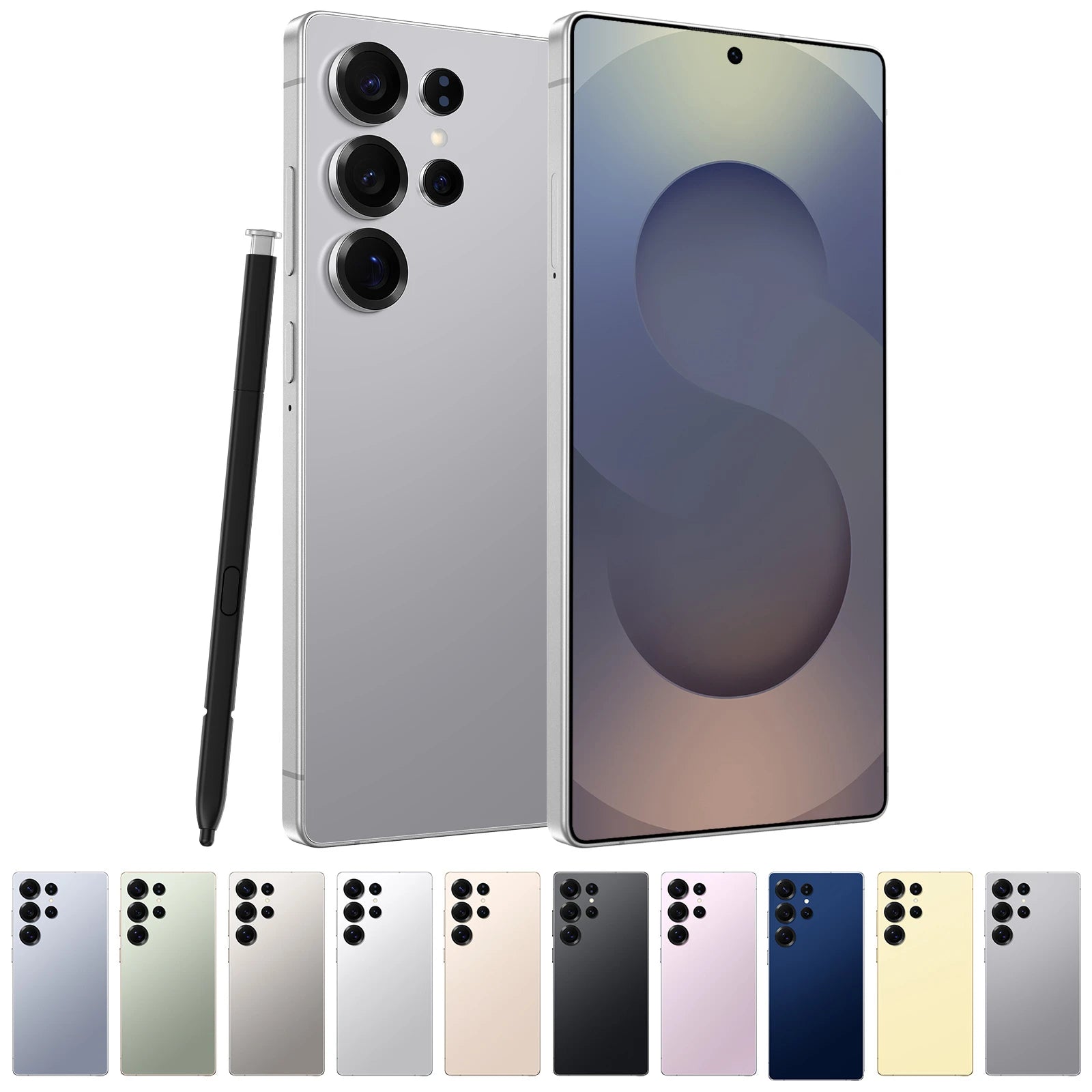 S25Ultra Mobile 4K 108MP Dual Stereo Speakers for Audio-Visual Entertainment Octa Core CDMA/LTE 65W French Spanish English