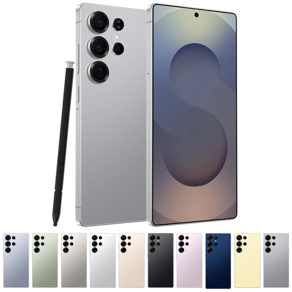 S25Ultra Mobile 4K 108MP Dual Stereo Speakers for Audio-Visual Entertainment Octa Core CDMA/LTE 65W French Spanish English