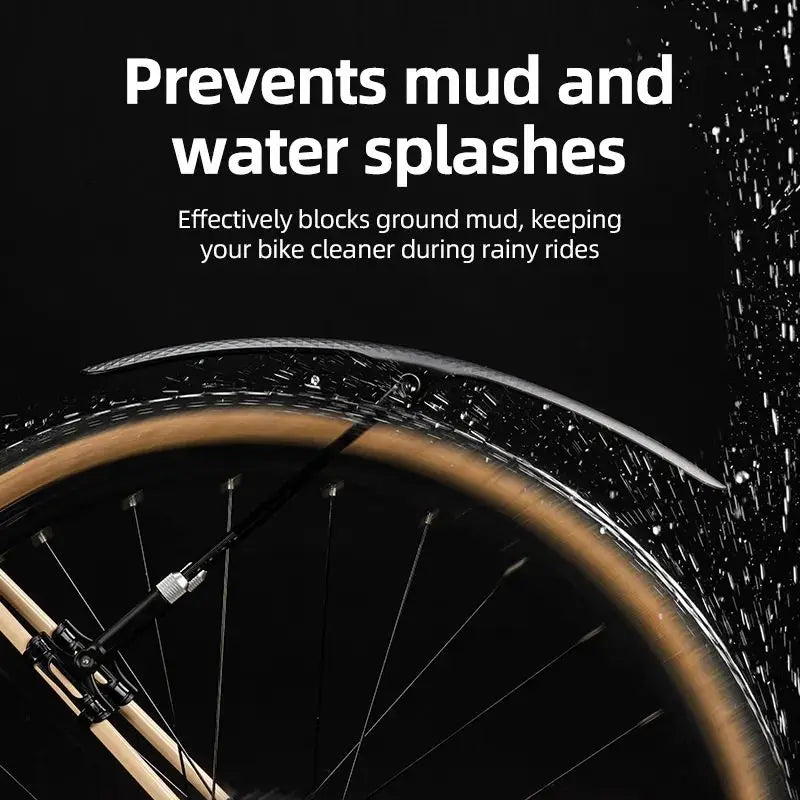 ZOYOSPORTS Road Bike Mudguard Fenders Fit for 26", 27.5", 29" Adjustable Gravel Mountain Bike Mud Guard Front Rear Fender